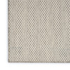 Nourison Courtyard Cou01 Ivory Silver Area Rugs