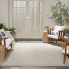 Nourison Courtyard Cou01 Ivory Silver Area Rugs
