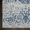 Nourison Damask Das06 Blue Area Rugs