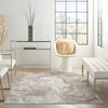 Nourison Elation Etn02 Ivory Grey Area Rugs