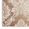 Nourison Elation Etn03 Ivory Mocha Area Rugs