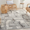 Nourison Elation Etn06 Grey Ivory Area Rugs