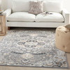 Nourison Elation Etn09 Grey Area Rugs