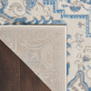 Nourison Elation Etn10 Ivory Blue Area Rugs