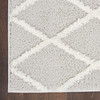 Nourison Feather Soft Fea01 Grey Ivory Area Rugs