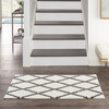 Nourison Feather Soft Fea01 Ivory Charcoal Area Rugs