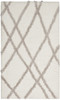 Nourison Feather Soft Fea02 Ivory Grey Area Rugs