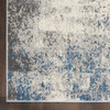 Kathy Ireland Grand Expressions Gne03 Ivory Grey Blue Area Rugs