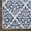 Nourison Grafix Grf06 White/blue Area Rugs