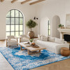 Nourison Grafix Grf14 Blue Area Rugs