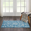 Nourison Jubilant Jub09 Blue Area Rugs