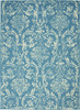 Nourison Jubilant Jub09 Blue Area Rugs