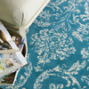 Nourison Jubilant Jub09 Blue Area Rugs