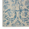 Nourison Jubilant Jub09 Ivory Blue Area Rugs