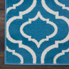 Nourison Jubilant Jub19 Blue Area Rugs