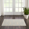 Nourison Jubilant Jub19 Ivory/blue Area Rugs