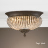 Uttermost Cristal De Lisbon Crystal Flush Mount