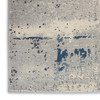 Kathy Ireland Grand Expressions Ki55 Ivory Blue Area Rugs