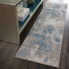Nourison Karma Krm07 Ivory/light Blue Area Rugs