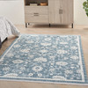 Nourison Lennox Len01 Blue/ivory Area Rugs