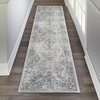 kathy ireland Home Malta Mai12 Ivory/blue Area Rugs