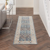 Kathy Ireland Malta Mai14 Blue/grey Area Rugs