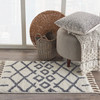 Nourison Moroccan Shag Mrs01 White Area Rugs
