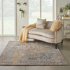 Nourison Majestic Mst01 Beige/blue Area Rugs