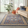 Nourison Majestic Mst02 Denim Blue Area Rugs