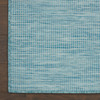 Nourison Positano Pos01 Aqua Area Rugs
