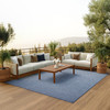 Nourison Positano Pos01 Navy Blue Area Rugs