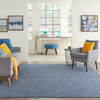 Nourison Positano Pos01 Navy Blue Area Rugs