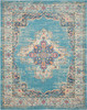 Nourison Passion Psn03 Light Blue Area Rugs