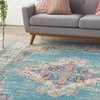 Nourison Passion Psn03 Light Blue Area Rugs