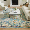 Nourison Passion Psn25 Ivory/light Blue Area Rugs