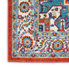Nourison Passion Psn33 Red Multi Colored Area Rugs