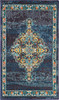 Nourison Passionate Pst01 Navy Area Rugs