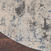 Nourison Rustic Textures Rus07 Ivory Grey Blue Area Rugs