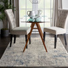 Nourison Rustic Textures Rus07 Ivory/grey-blue Area Rugs
