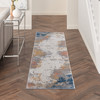 Nourison Rustic Textures Rus13 Grey/blue Area Rugs