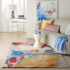 Nourison Symmetry Smm11 Multicolor Area Rugs