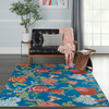 Waverly Sun N' Shade Snd82 Blue/multicolor Area Rugs