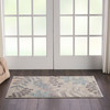 Nourison Tranquil Tra01 Ivory/light Blue Area Rugs