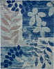 Nourison Tranquil Tra01 Navy/light Blue Area Rugs