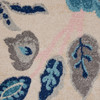 Nourison Tranquil Tra02 Ivory/light Blue Area Rugs