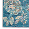 Nourison Tranquil Tra02 Turquoise Area Rugs