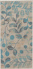 Nourison Tranquil Tra03 Ivory/turquoise Area Rugs