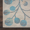 Nourison Tranquil Tra03 Ivory/turquoise Area Rugs