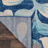 Nourison Tranquil Tra03 Navy Area Rugs