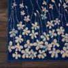 Nourison Tranquil Tra04 Navy Area Rugs